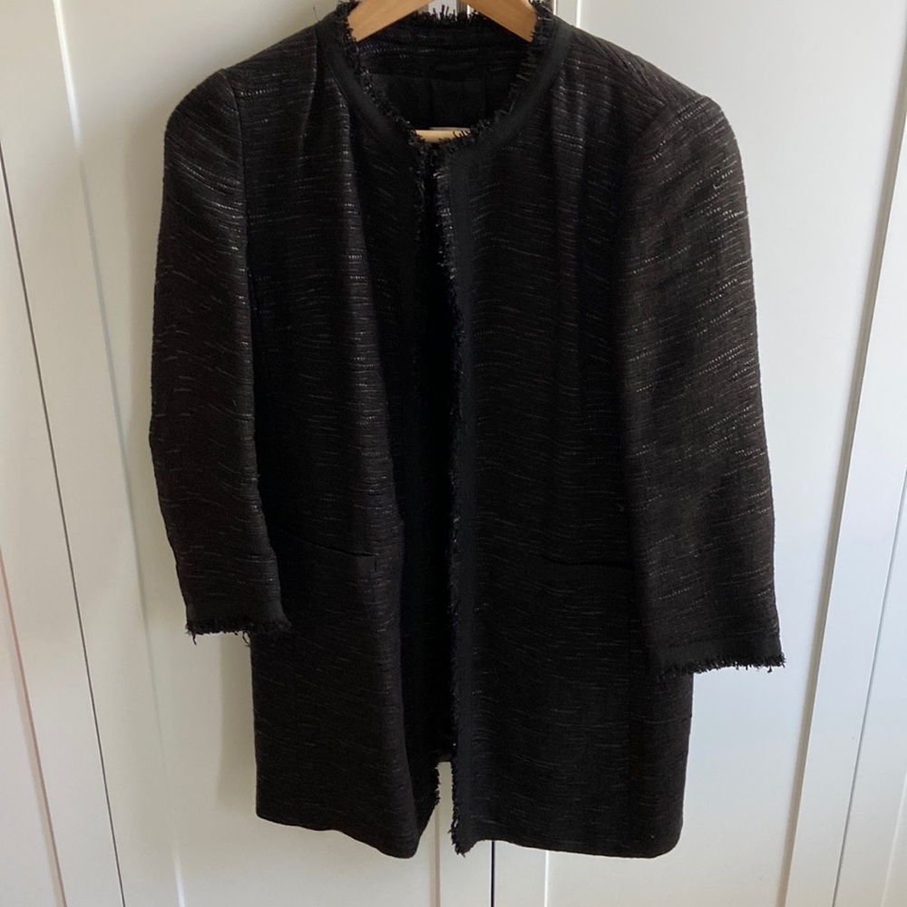 Marella Black Blazer coat made in Italy fits size 0-2